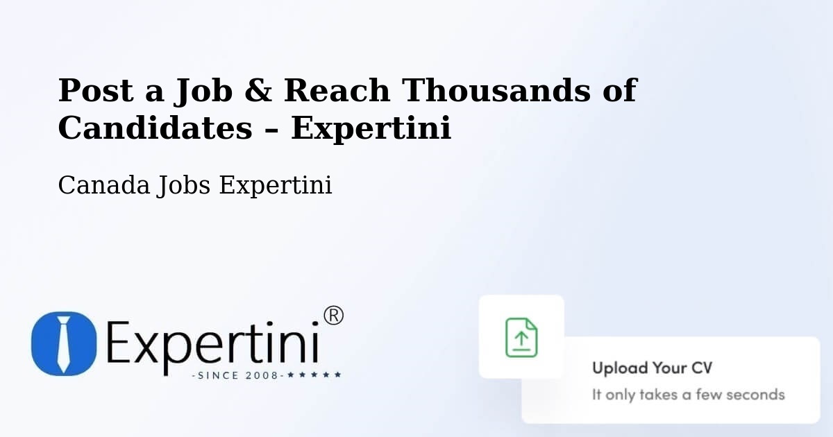 Post a Job in St. Catharines – Hire the Right Talent - St. Catharines, Canada Jobs Expertini